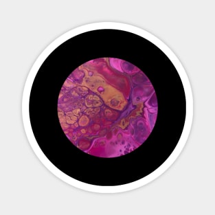 Pink Passion / Acrylic Pouring Magnet